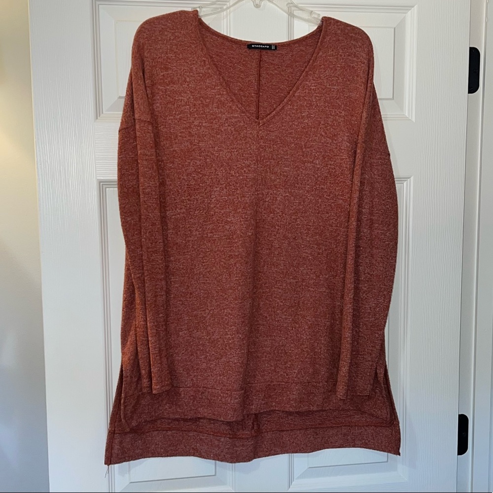 Women’s Orange Sweater Tunic